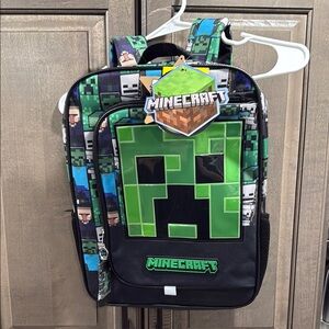 Minecraft Creeper Backpack, NWT